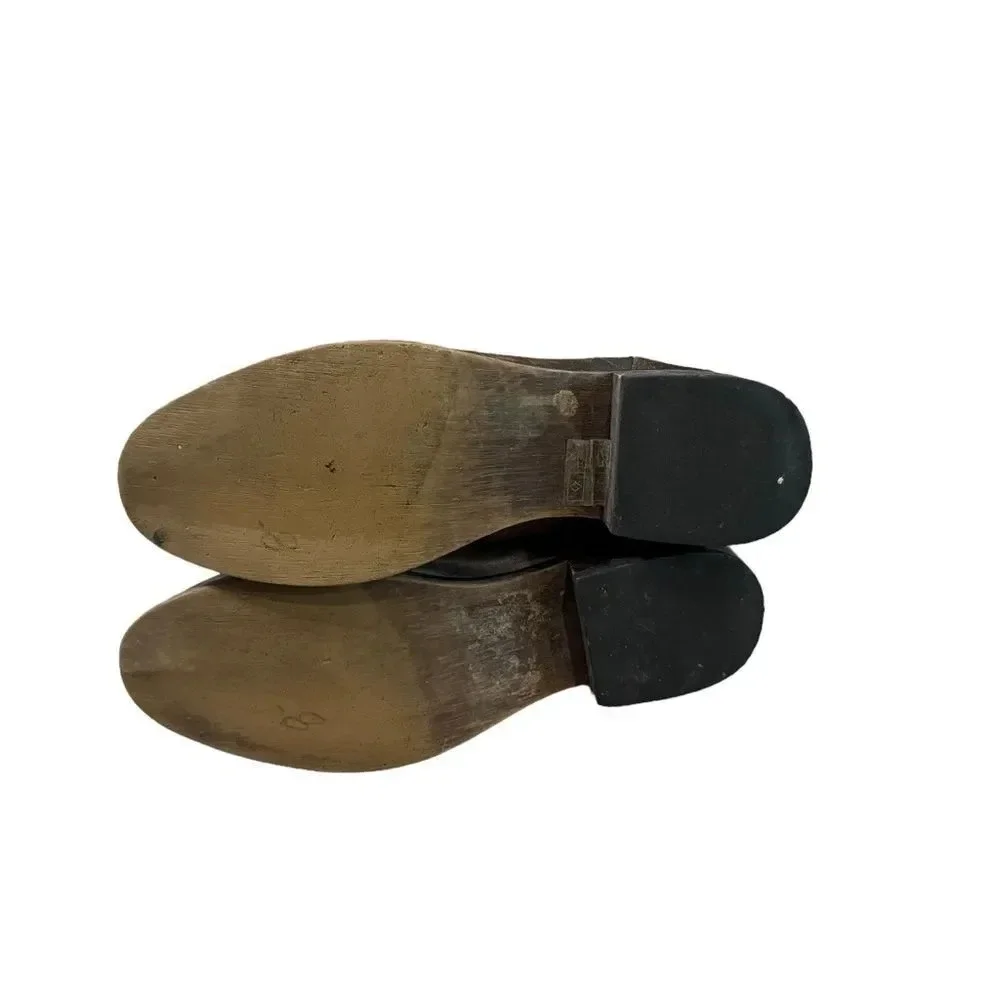 EUC Hard to Find Hinge Compadre Ankle Boots Bootie leather size 9 - Picture 8 of 9